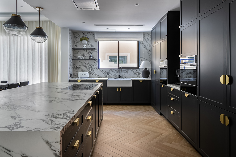 Custom kitchen cabinetry by Atelier Five Interiors