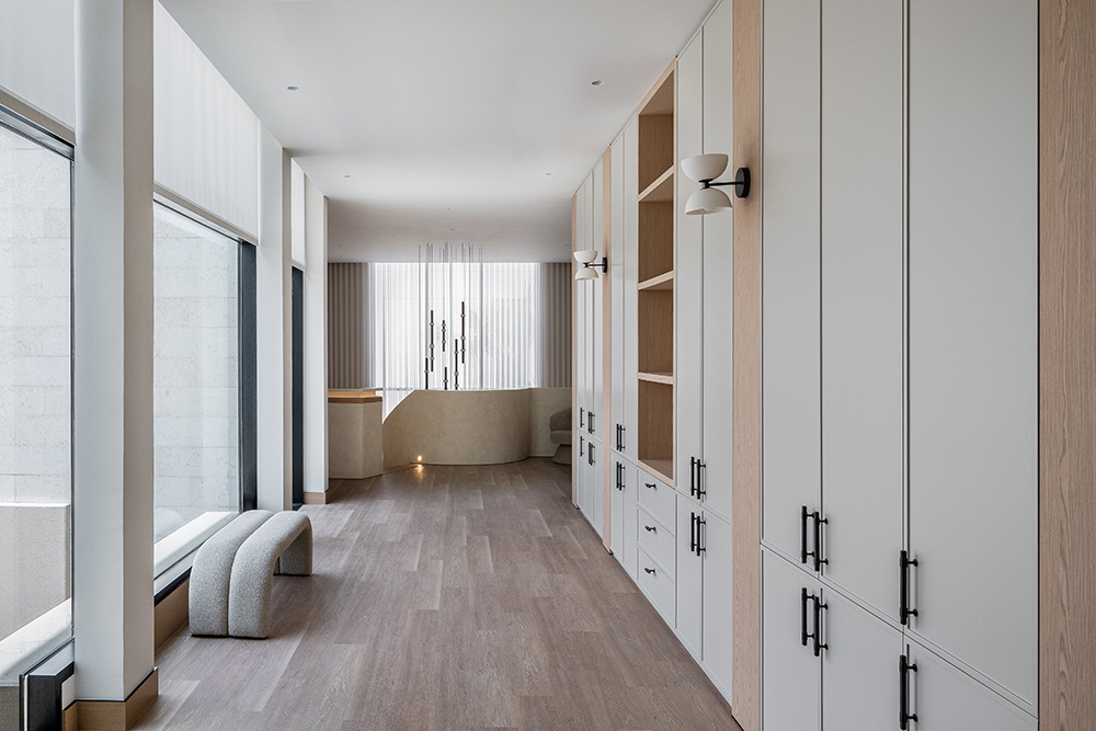 Built-in storage solutions and shelving